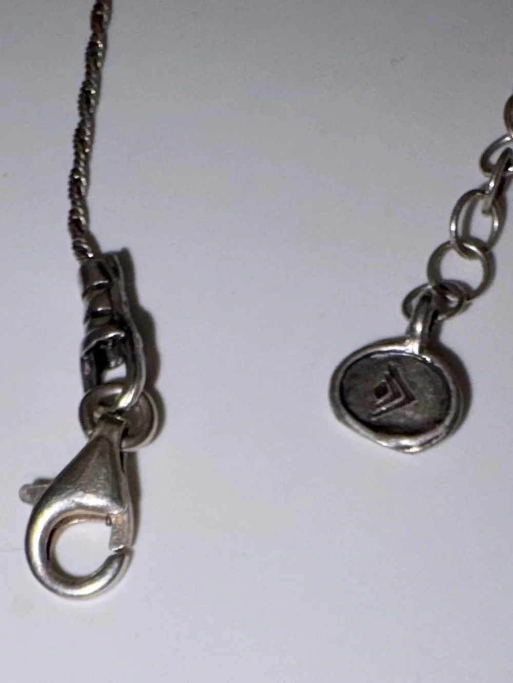 Silpada sterling silver & brass N3338 Dusk til Dawn Disc Pendant Necklace